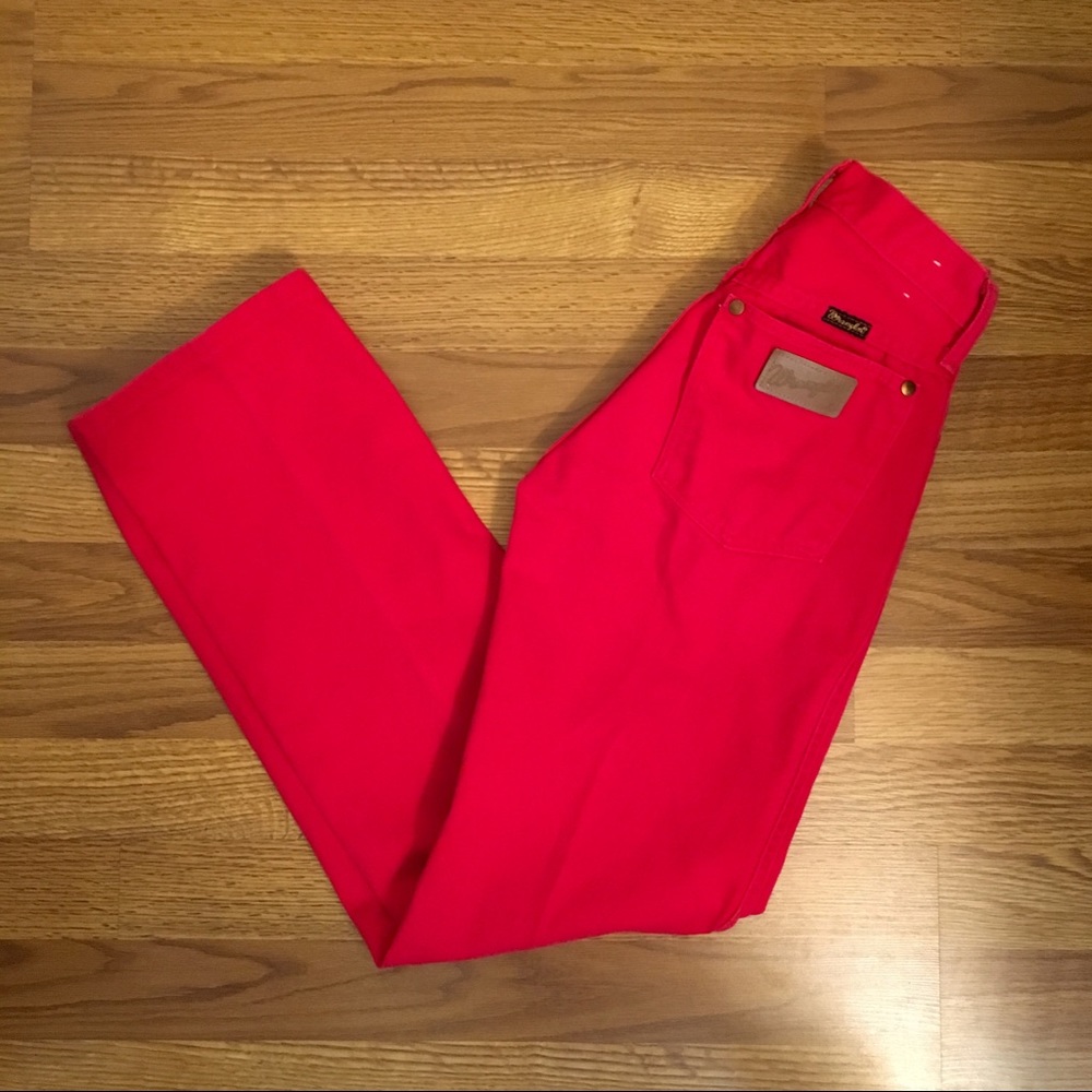 Vintage Red Wrangler Mom jeans